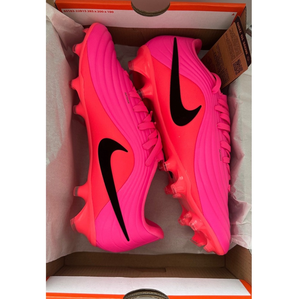 Nike Tiempo Maestro Academy FG/MG Soccer Cleats Pink Orange IQ2385-901 Mens 7.5